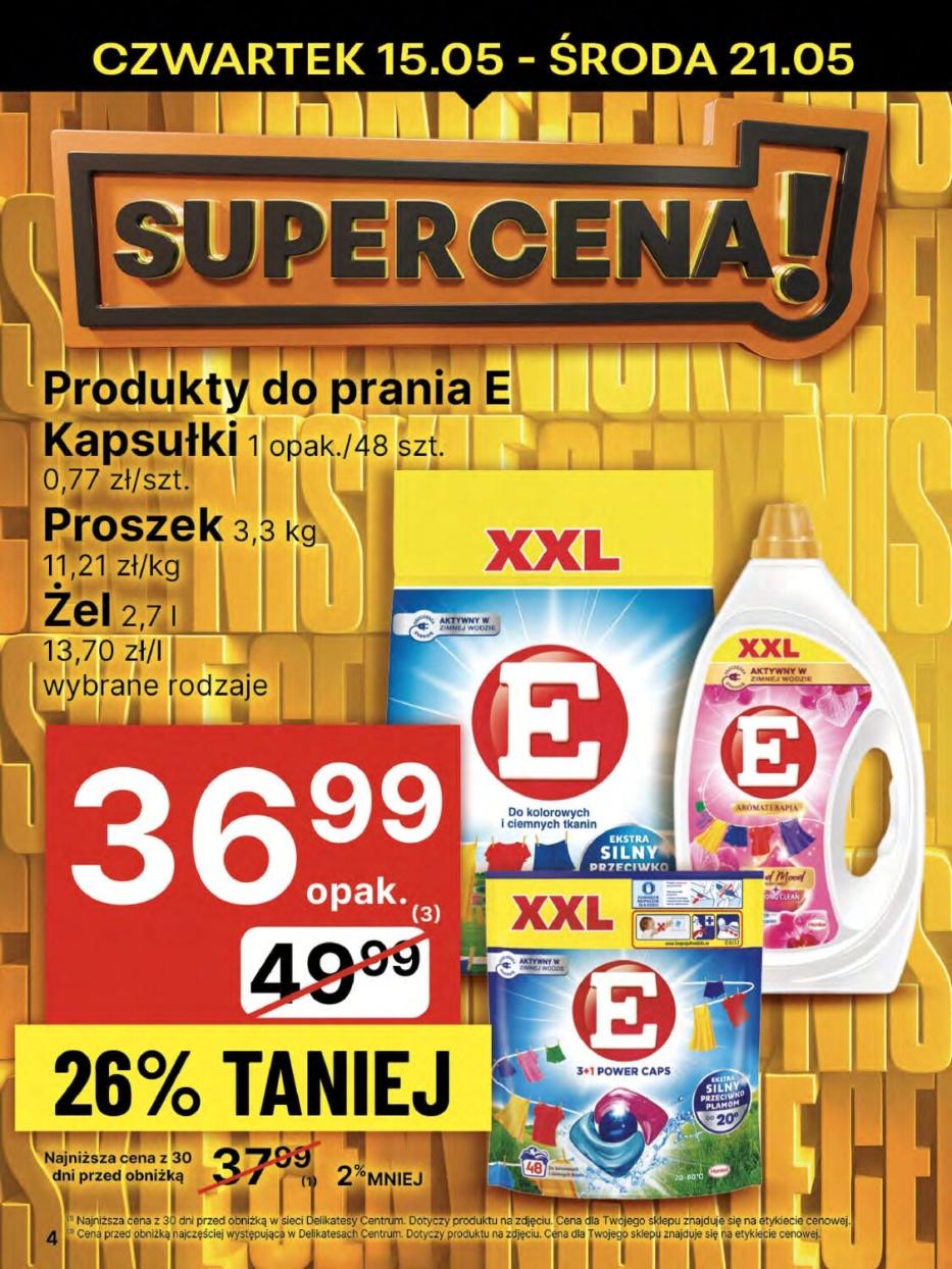 Gazetka promocyjna Delikatesy Centrum do 21/05/2025 str.4