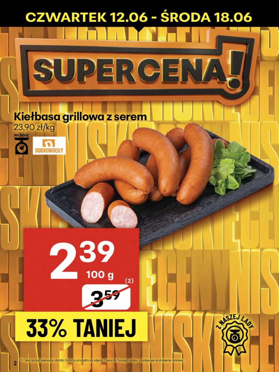 Gazetka promocyjna Delikatesy Centrum do 18/06/2025 str.2