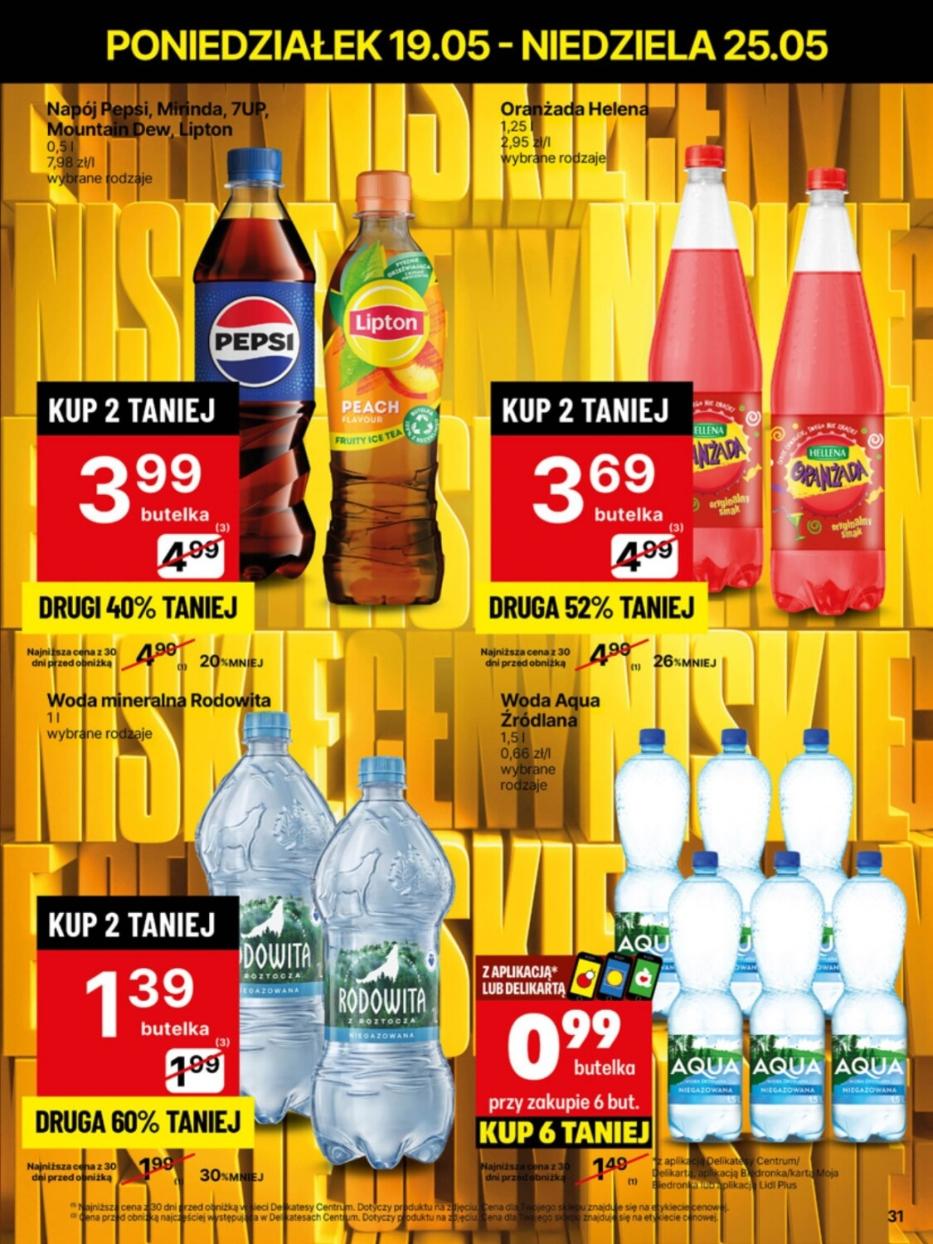 Gazetka promocyjna Delikatesy Centrum do 25/05/2025 str.31