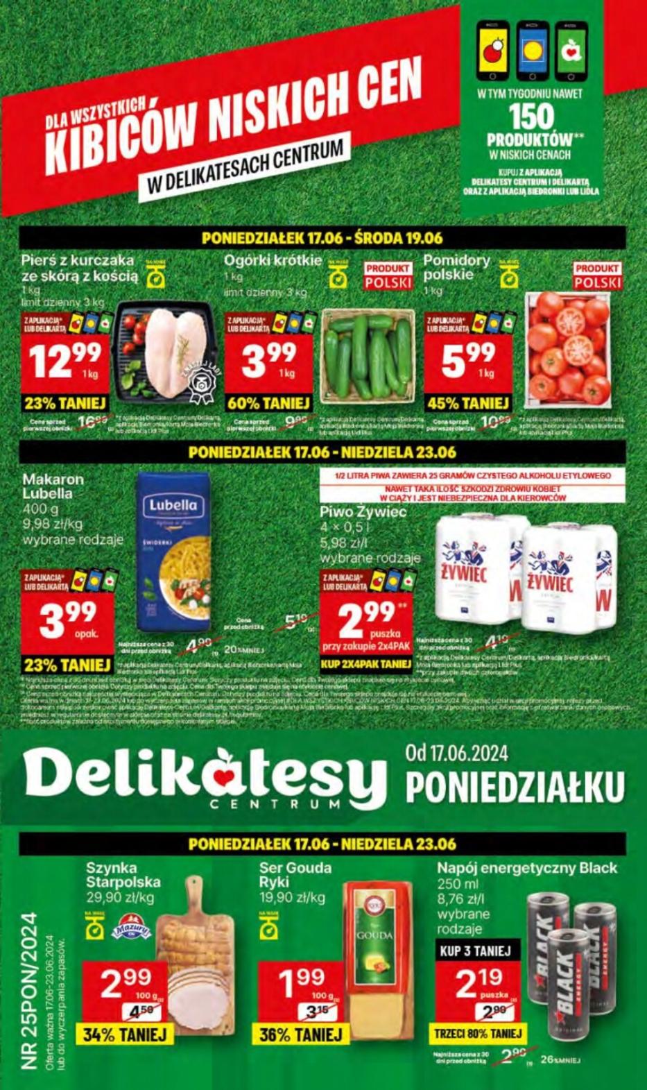 Gazetka promocyjna Delikatesy Centrum do 22/06/2024 str.4