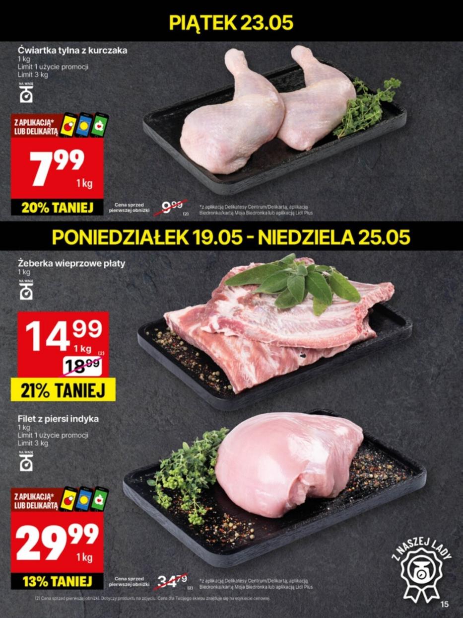 Gazetka promocyjna Delikatesy Centrum do 25/05/2025 str.15