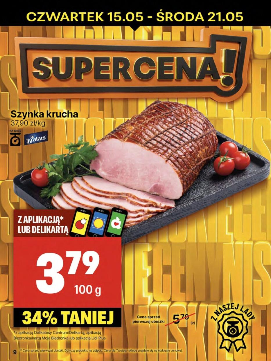 Gazetka promocyjna Delikatesy Centrum do 21/05/2025 str.9