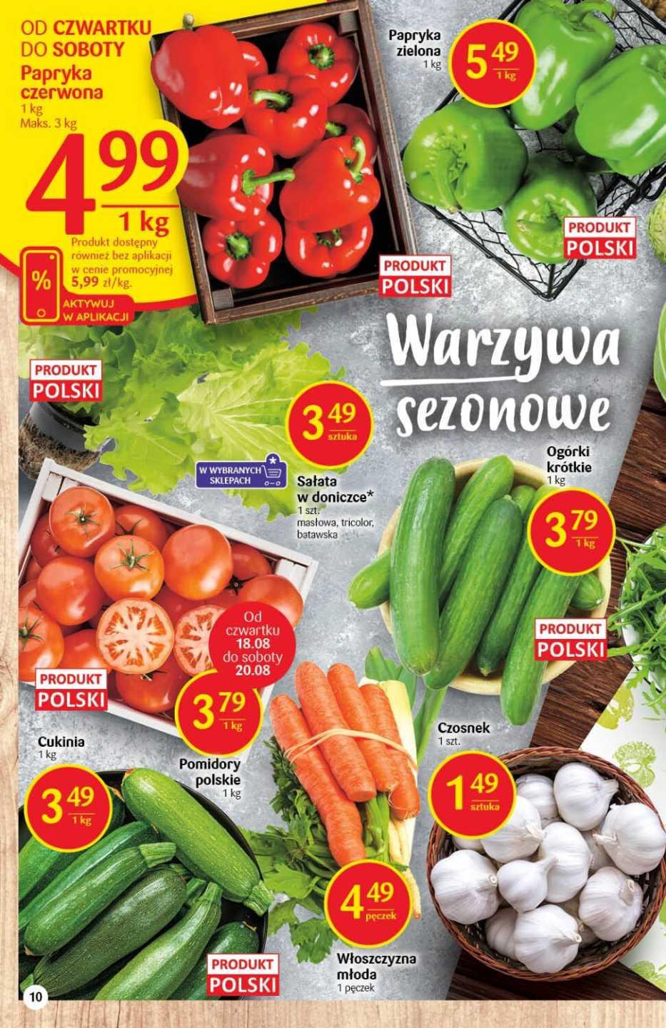 Gazetka promocyjna Delikatesy Centrum do 24/08/2022 str.10
