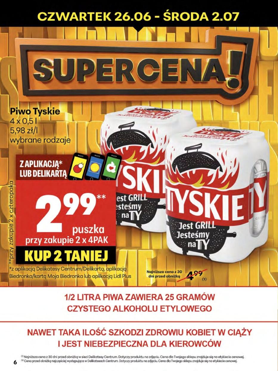 Gazetka promocyjna Delikatesy Centrum do 02/07/2025 str.6