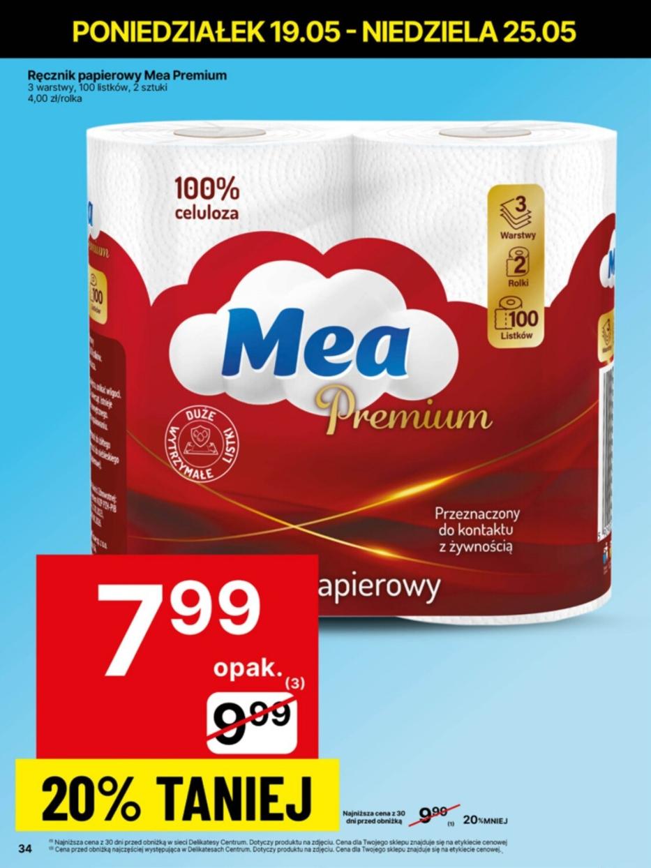 Gazetka promocyjna Delikatesy Centrum do 25/05/2025 str.34