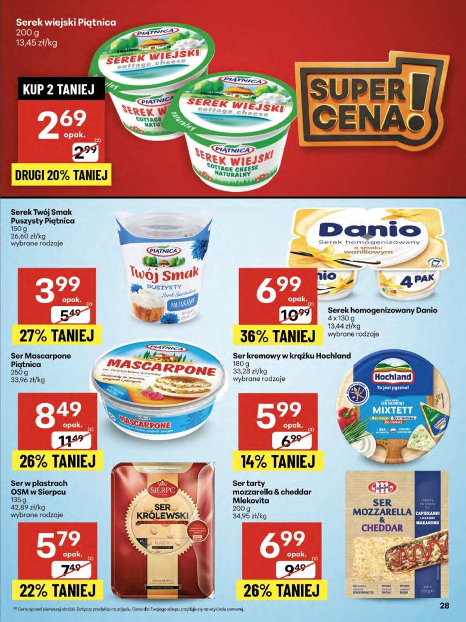 Gazetka promocyjna Delikatesy Centrum do 13/08/2025 str.28