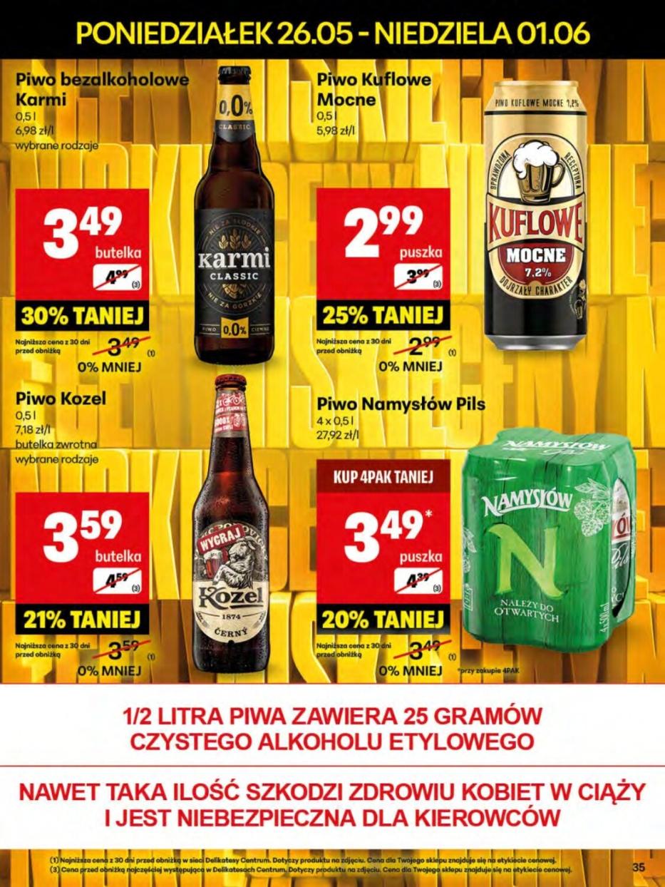 Gazetka promocyjna Delikatesy Centrum do 31/05/2025 str.35
