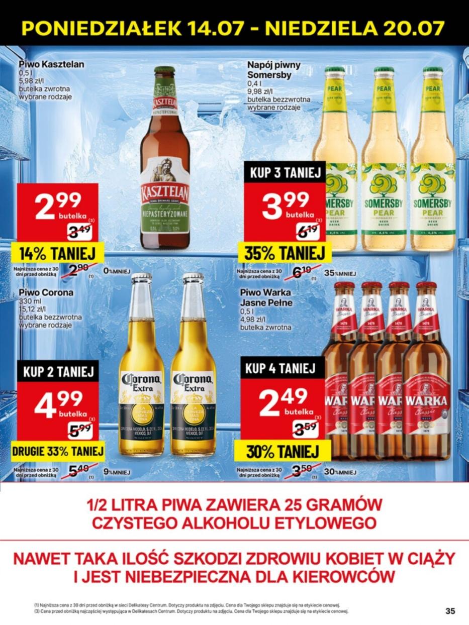 Gazetka promocyjna Delikatesy Centrum do 20/07/2025 str.35
