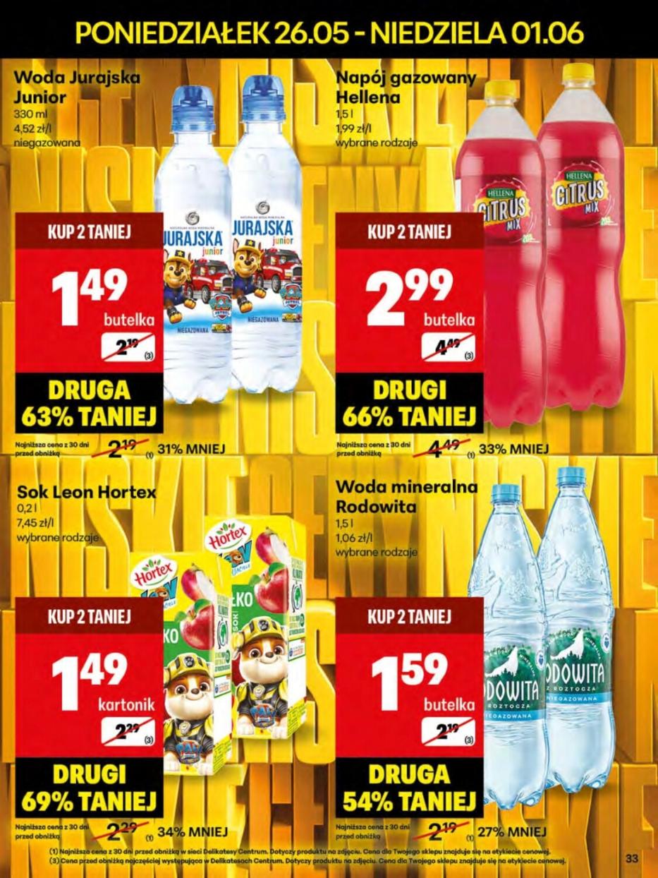 Gazetka promocyjna Delikatesy Centrum do 31/05/2025 str.33