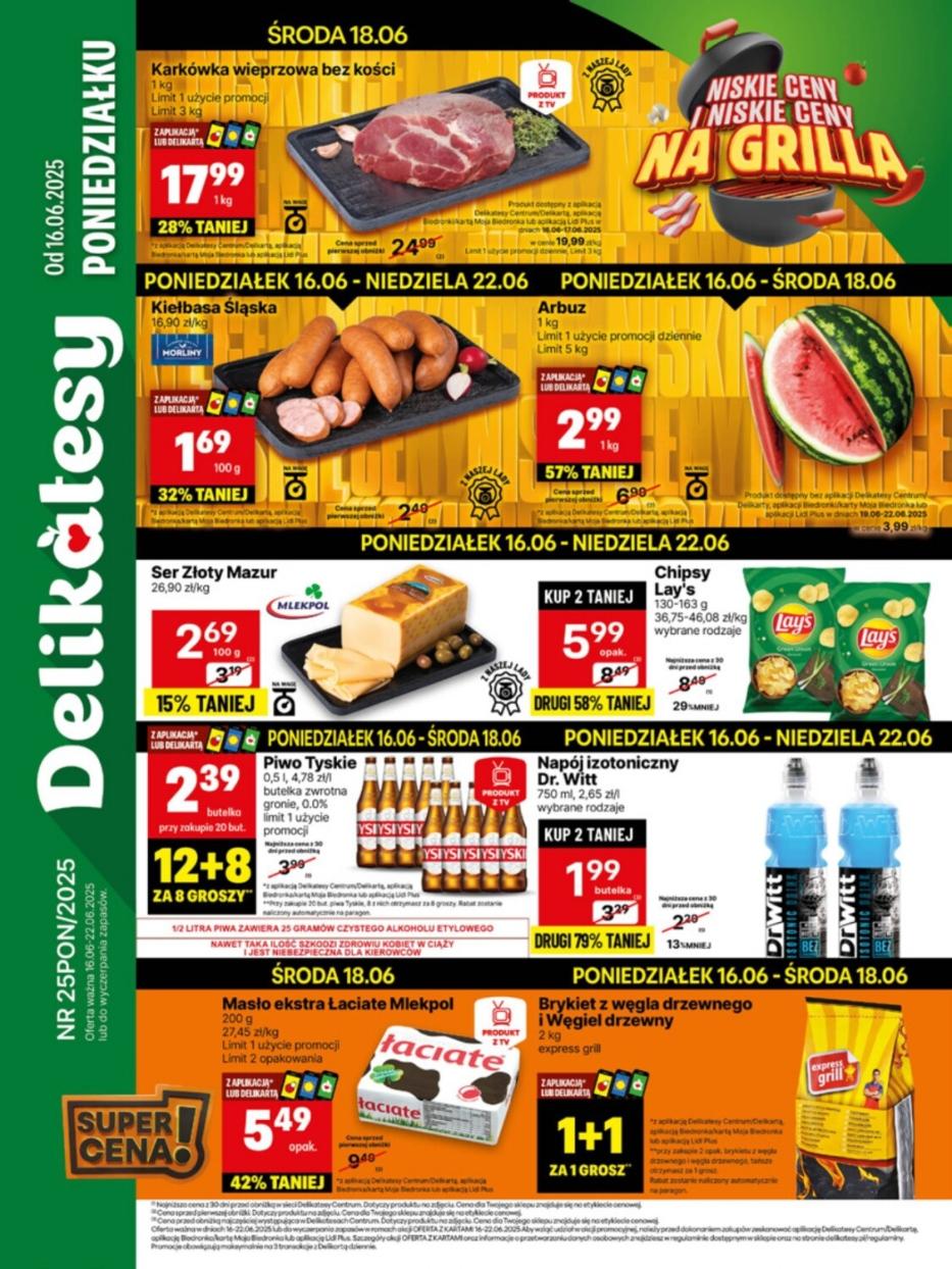 Gazetka promocyjna Delikatesy Centrum do 21/06/2025 str.1