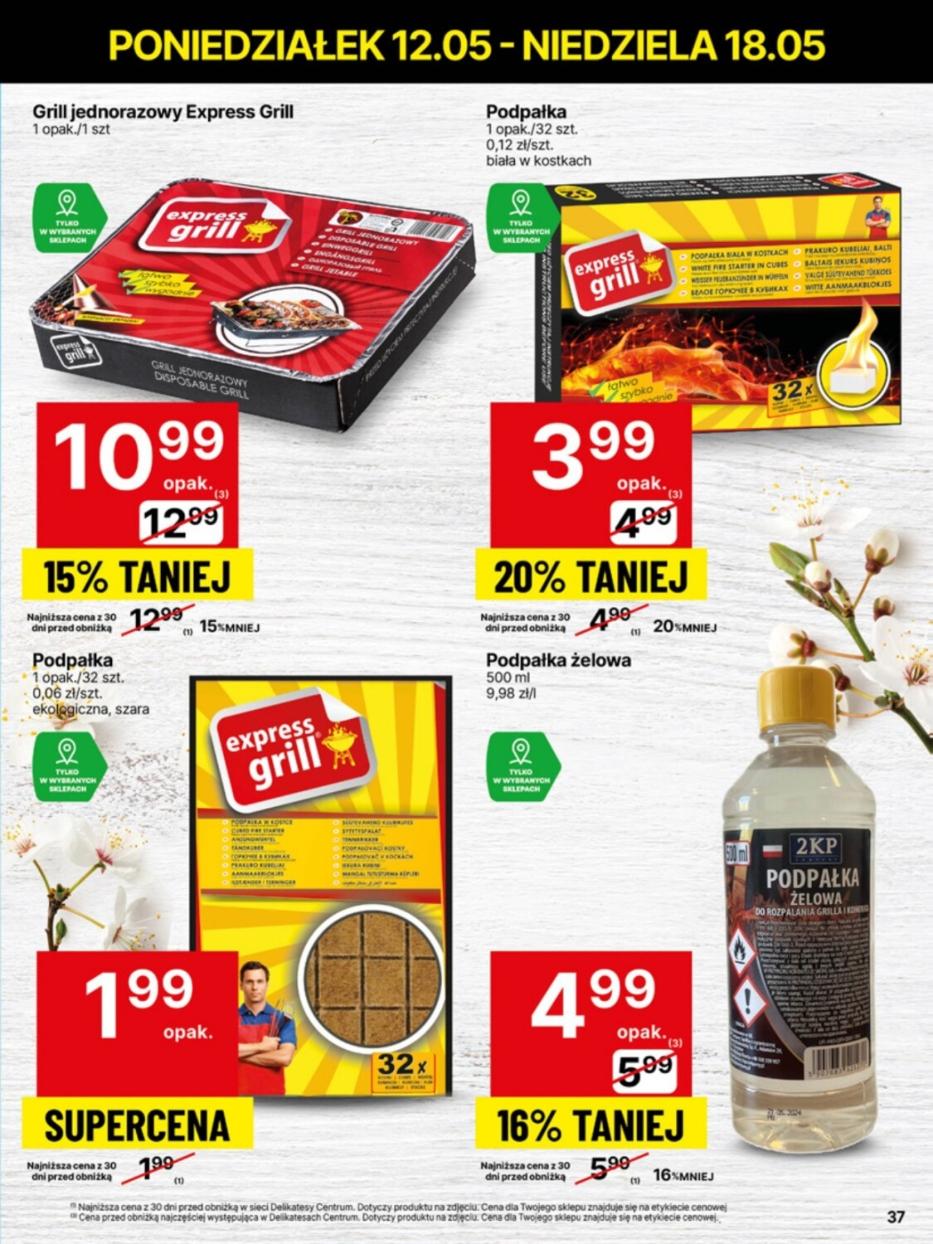 Gazetka promocyjna Delikatesy Centrum do 18/05/2025 str.37