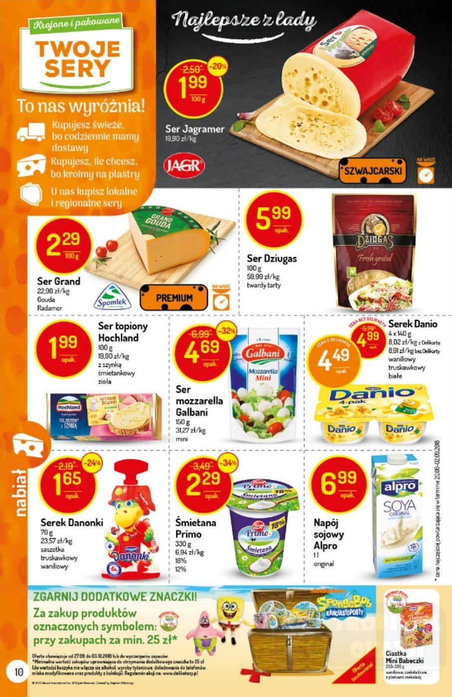 Gazetka promocyjna Delikatesy Centrum do 03/10/2018 str.10