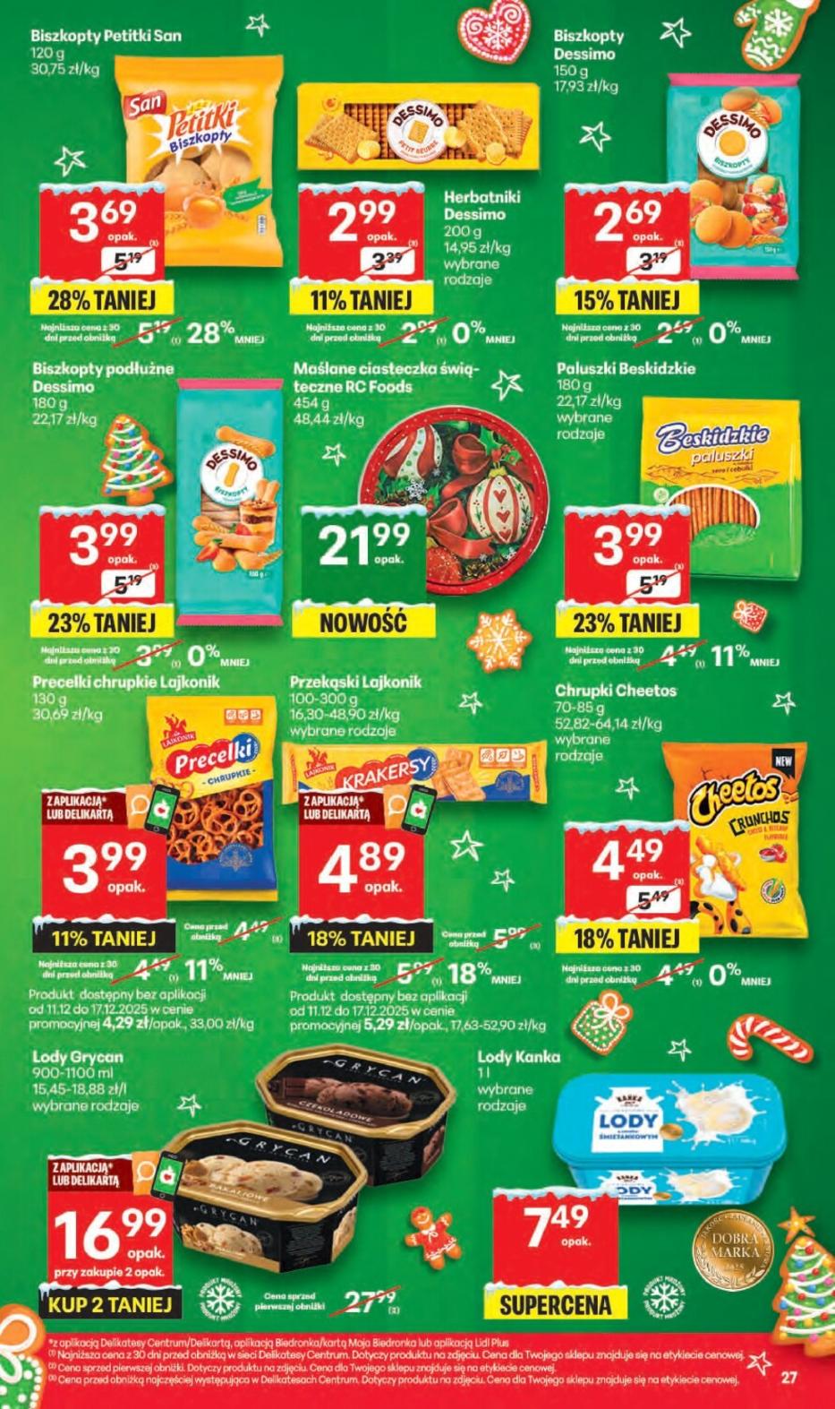 Gazetka promocyjna Delikatesy Centrum do 17/12/2025 str.27