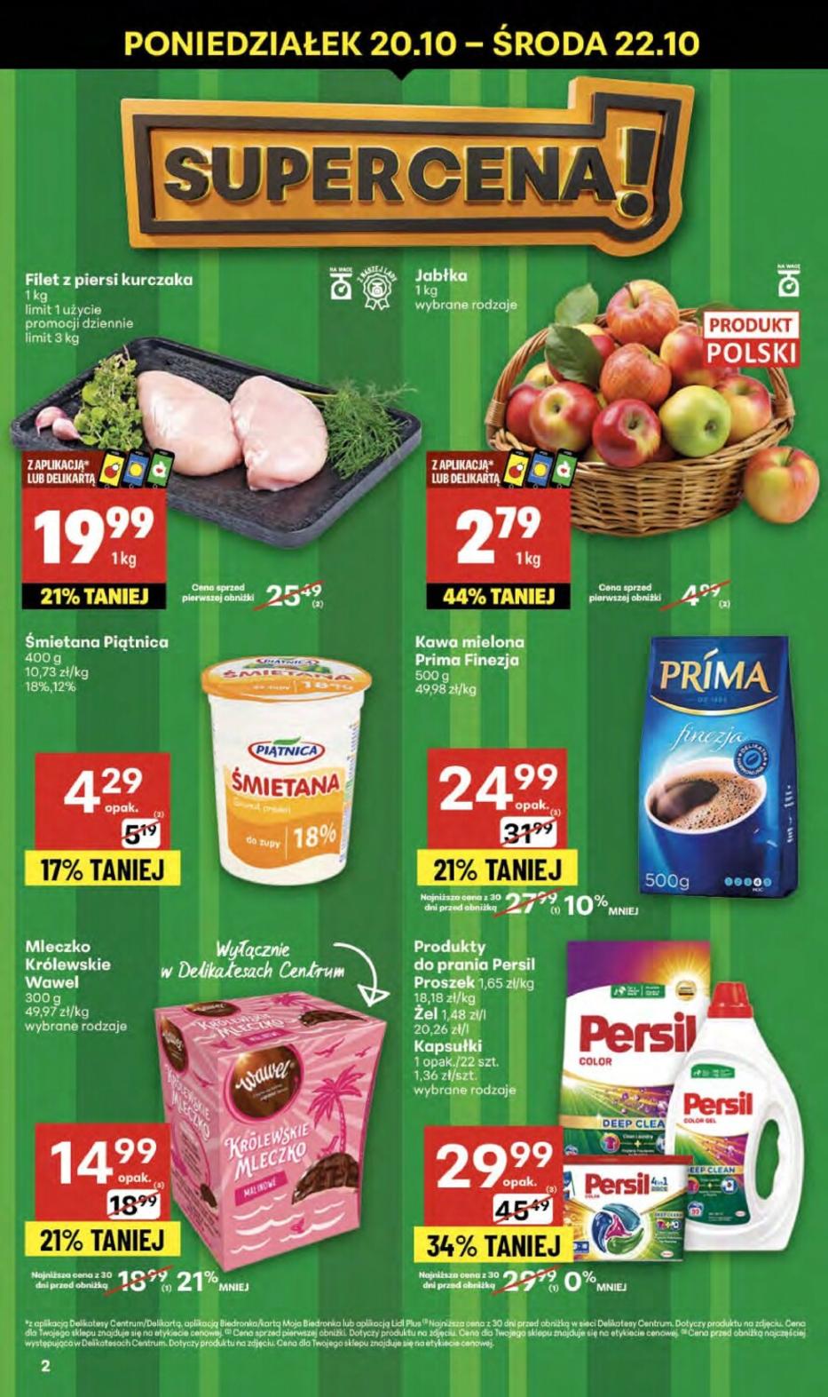 Gazetka promocyjna Delikatesy Centrum do 22/10/2025 str.2