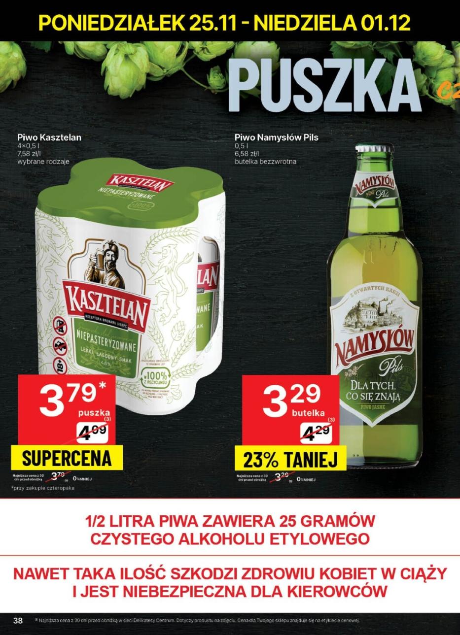 Gazetka promocyjna Delikatesy Centrum do 30/11/2024 str.38