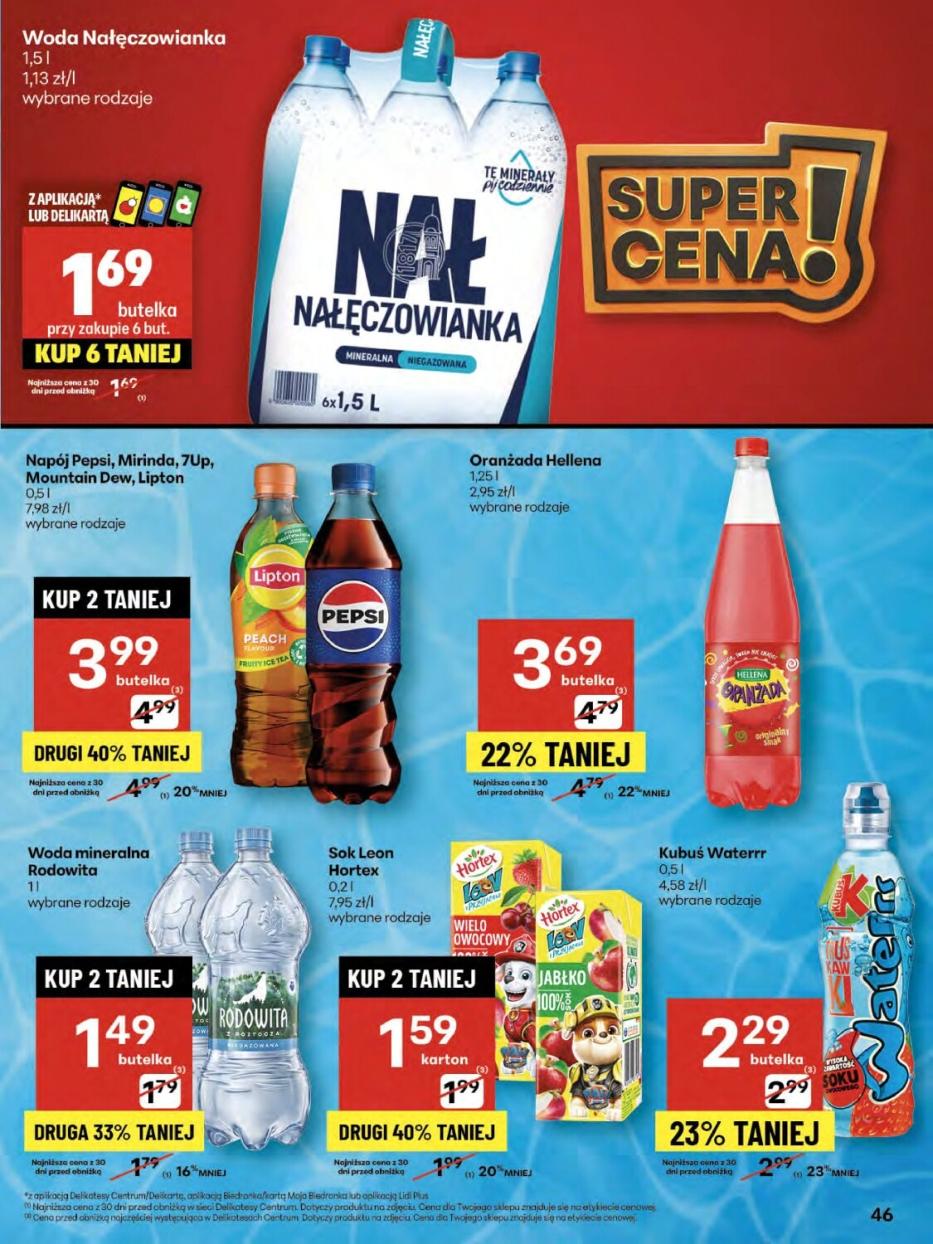 Gazetka promocyjna Delikatesy Centrum do 13/08/2025 str.46