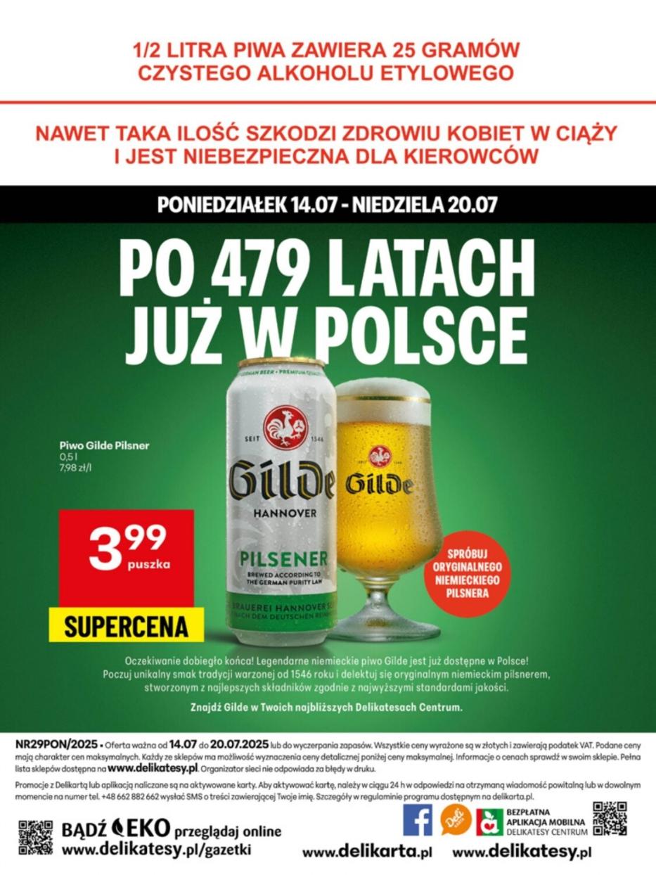 Gazetka promocyjna Delikatesy Centrum do 20/07/2025 str.40