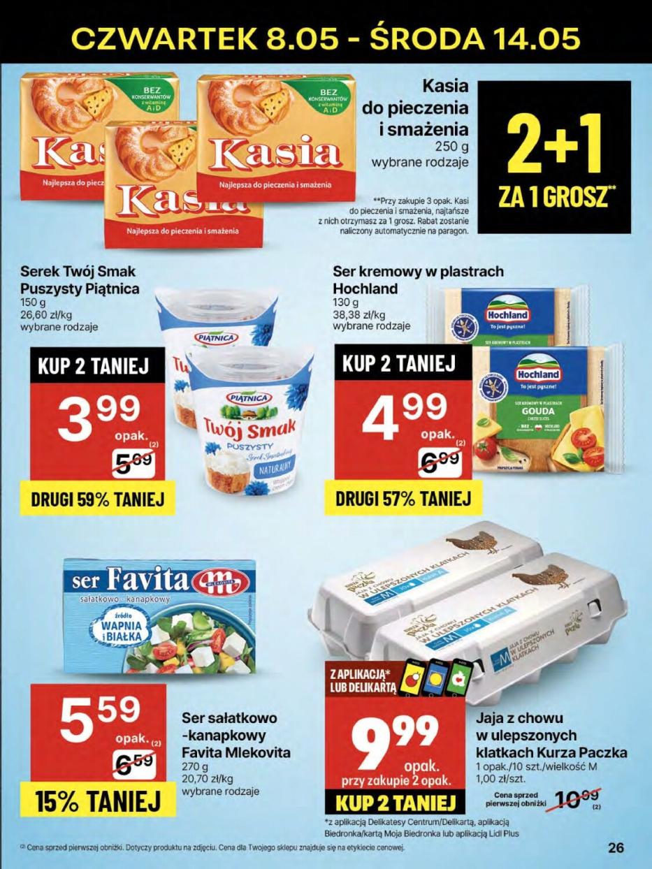 Gazetka promocyjna Delikatesy Centrum do 14/05/2025 str.26