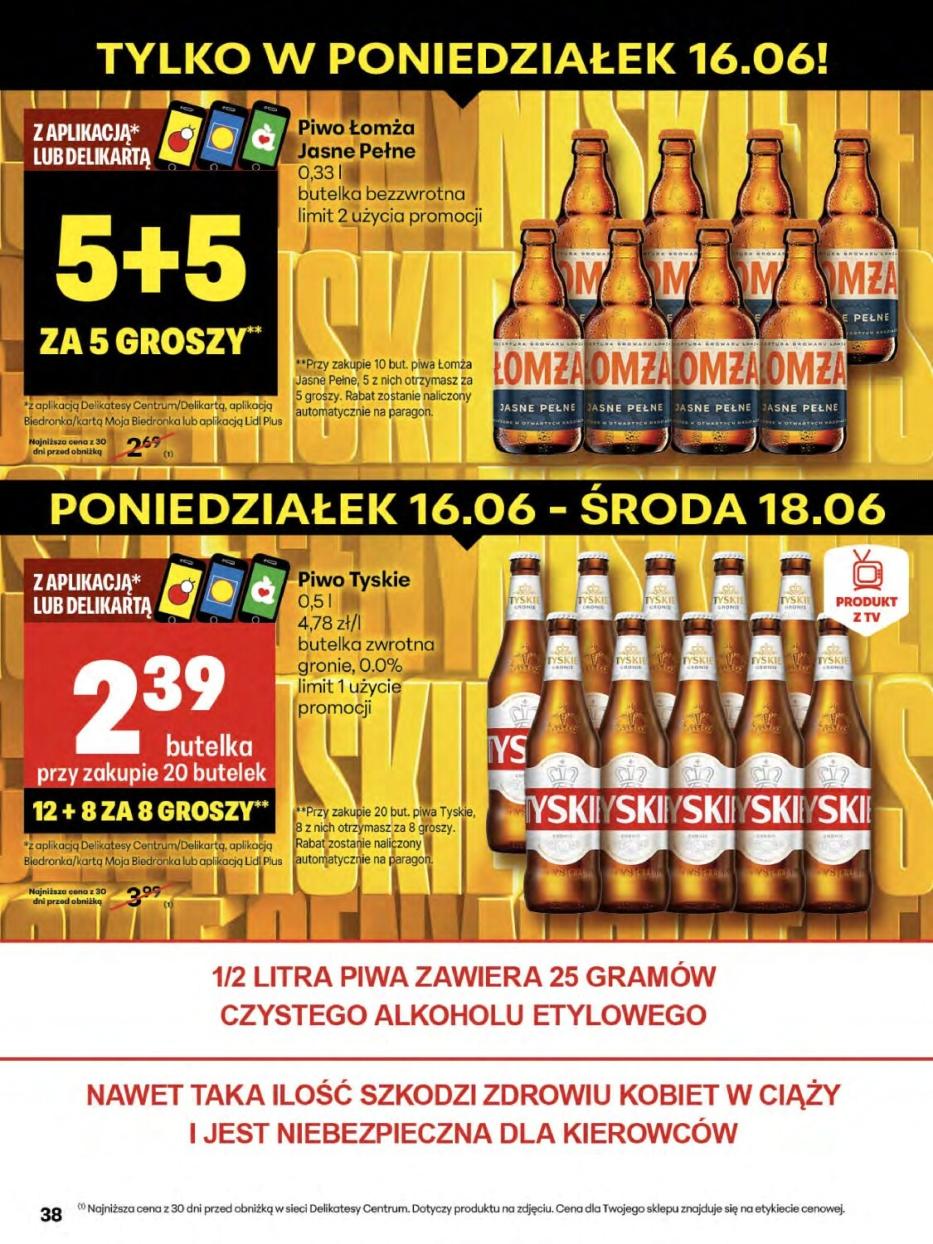 Gazetka promocyjna Delikatesy Centrum do 18/06/2025 str.38