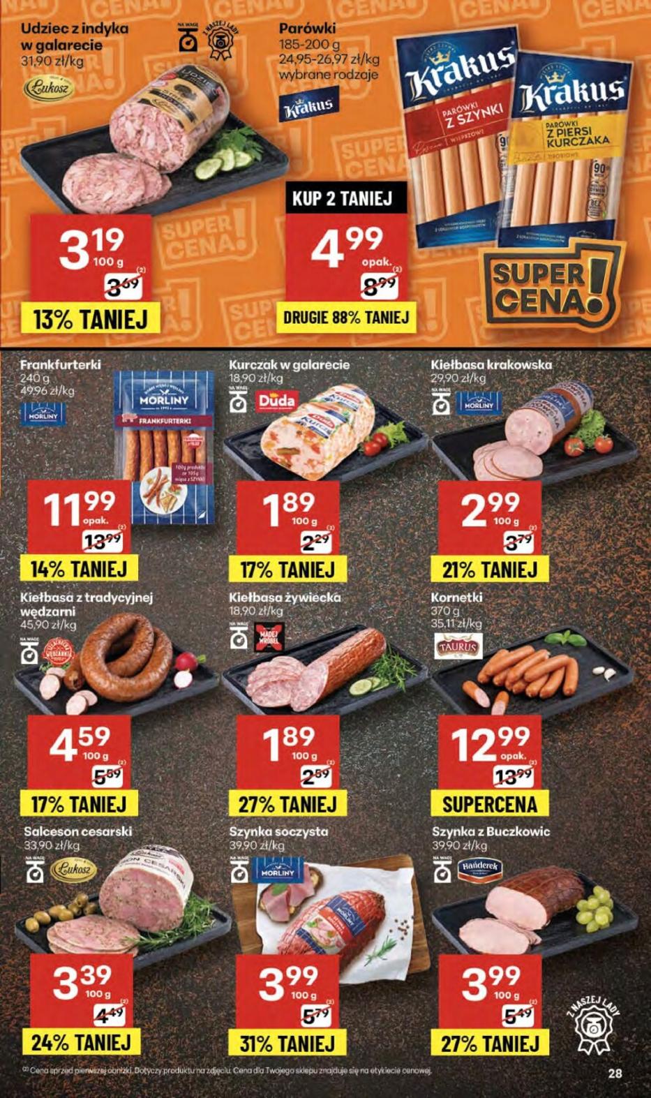 Gazetka promocyjna Delikatesy Centrum do 15/10/2025 str.28