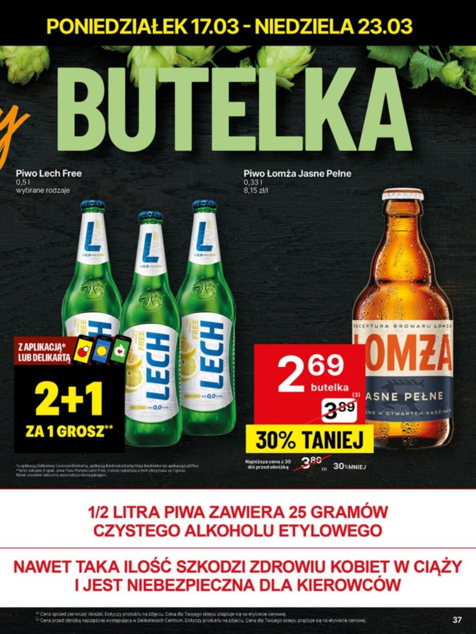 Gazetka promocyjna Delikatesy Centrum do 22/03/2025 str.37