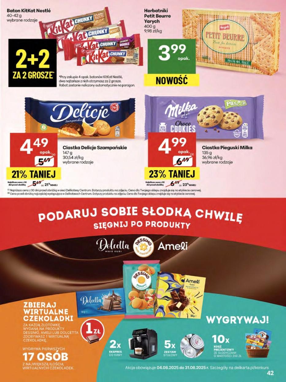Gazetka promocyjna Delikatesy Centrum do 13/08/2025 str.42