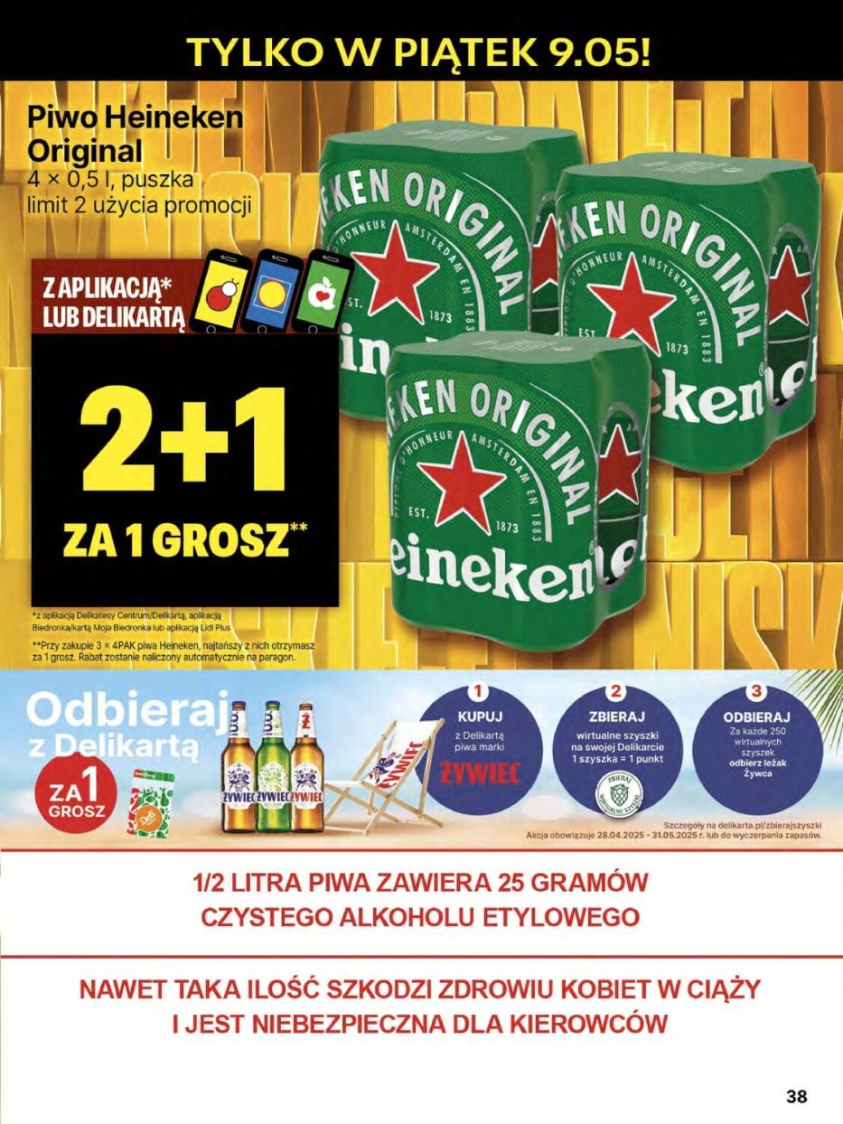 Gazetka promocyjna Delikatesy Centrum do 14/05/2025 str.38
