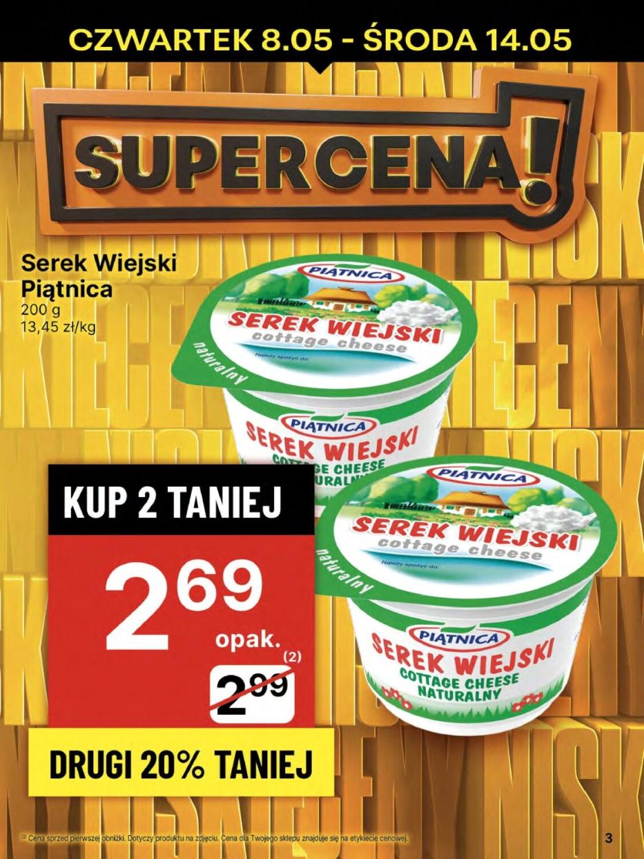 Gazetka promocyjna Delikatesy Centrum do 14/05/2025 str.3
