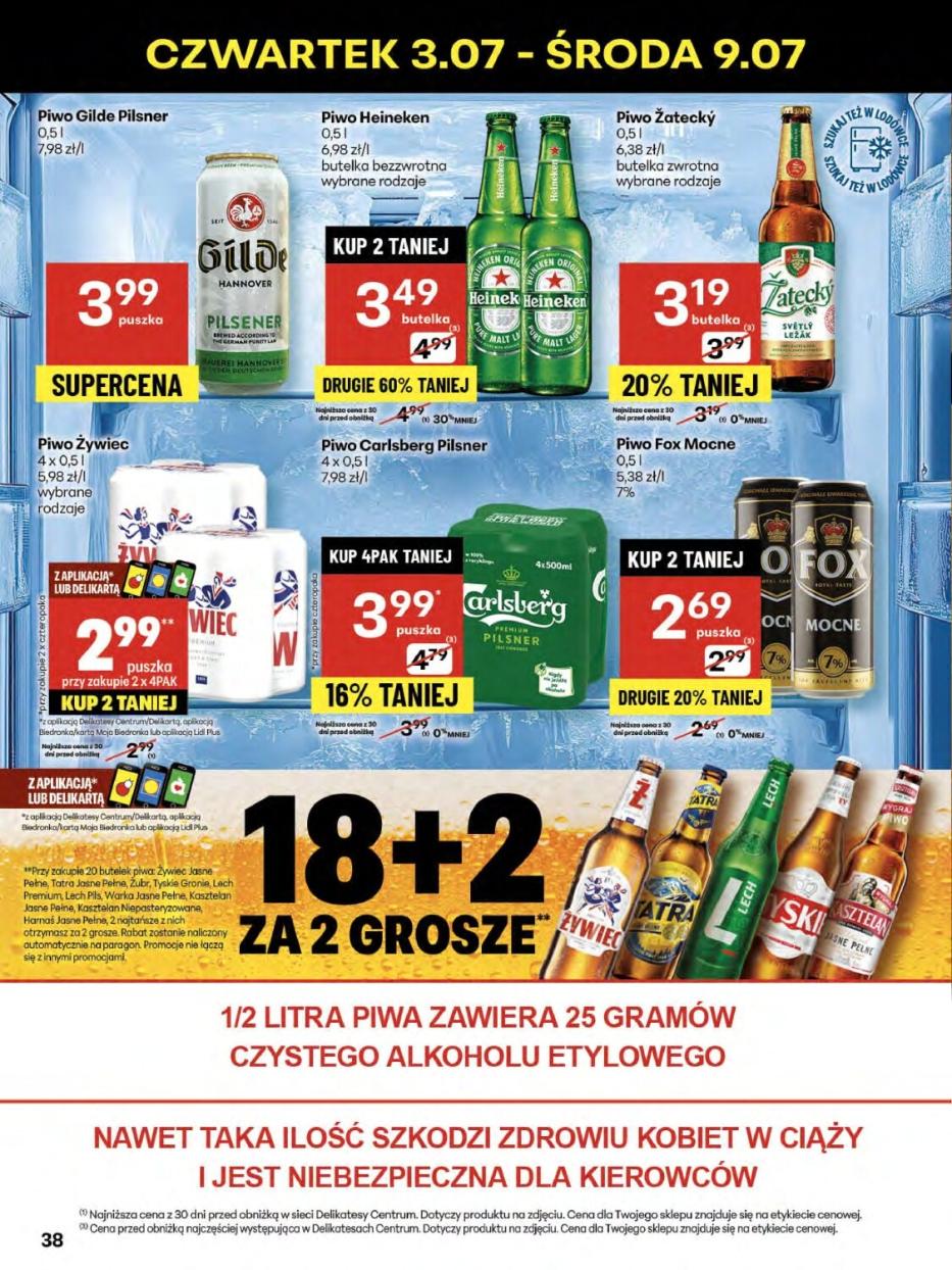 Gazetka promocyjna Delikatesy Centrum do 09/07/2025 str.38
