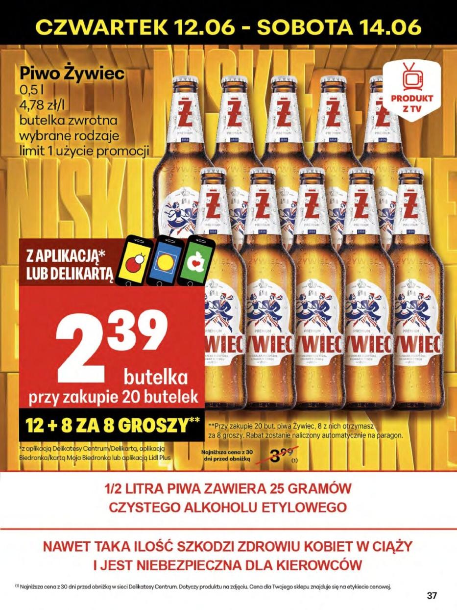 Gazetka promocyjna Delikatesy Centrum do 18/06/2025 str.37