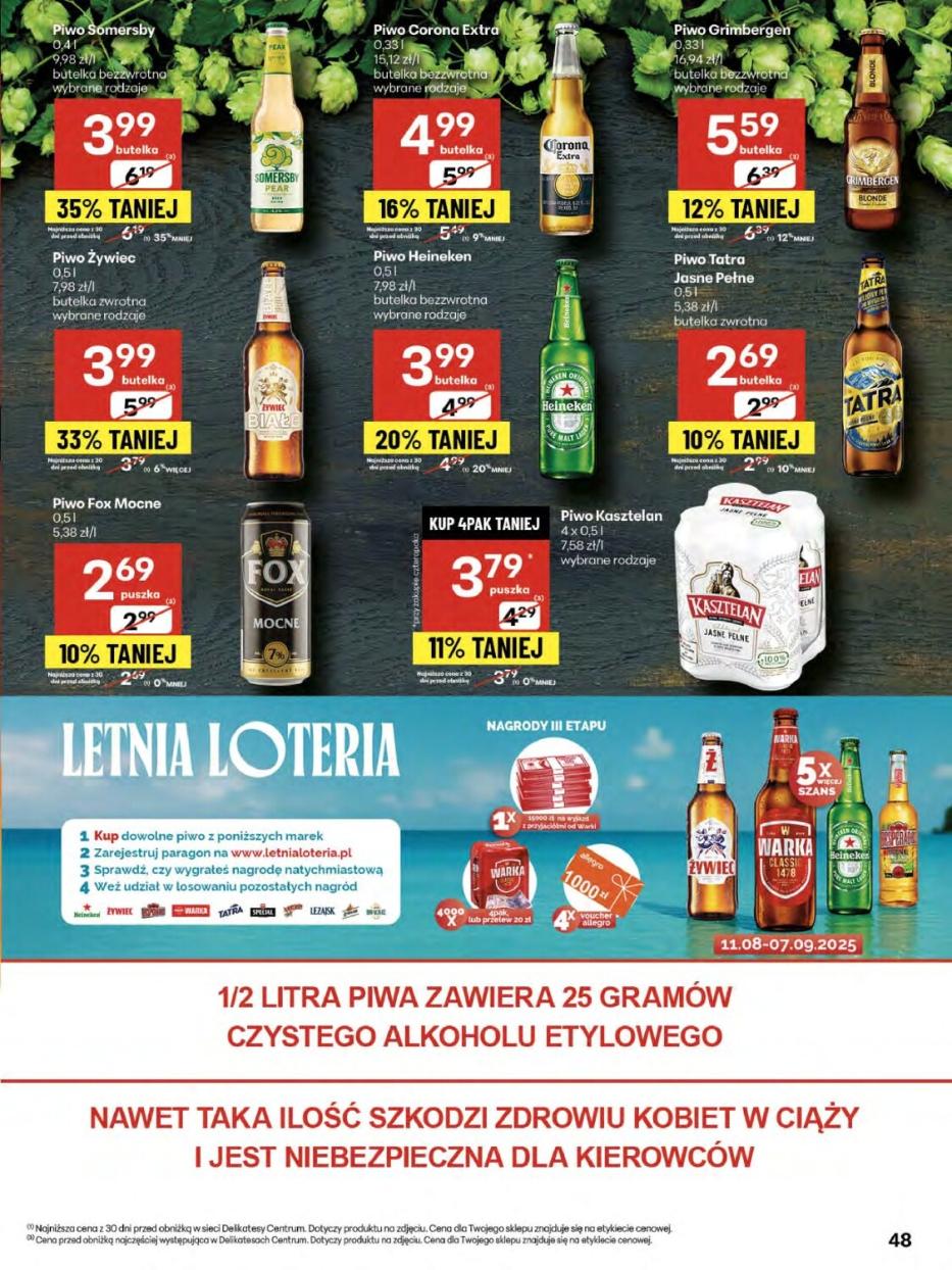 Gazetka promocyjna Delikatesy Centrum do 13/08/2025 str.48