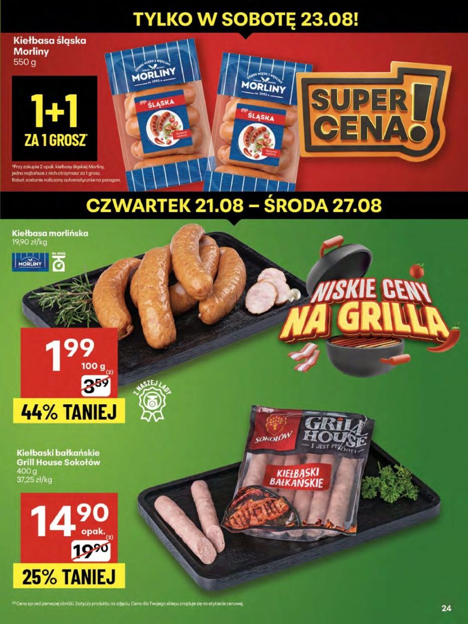 Gazetka promocyjna Delikatesy Centrum do 28/08/2025 str.24