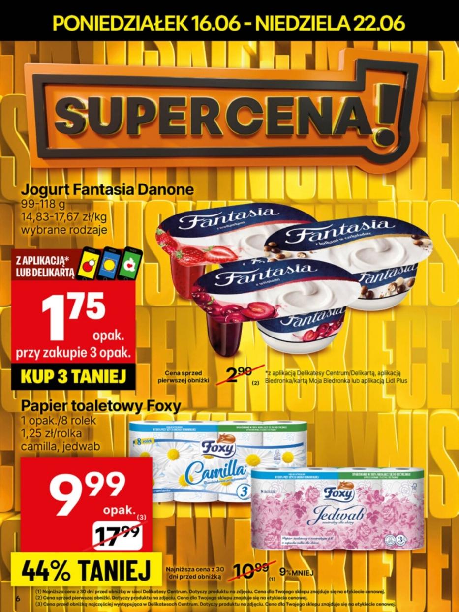 Gazetka promocyjna Delikatesy Centrum do 21/06/2025 str.6