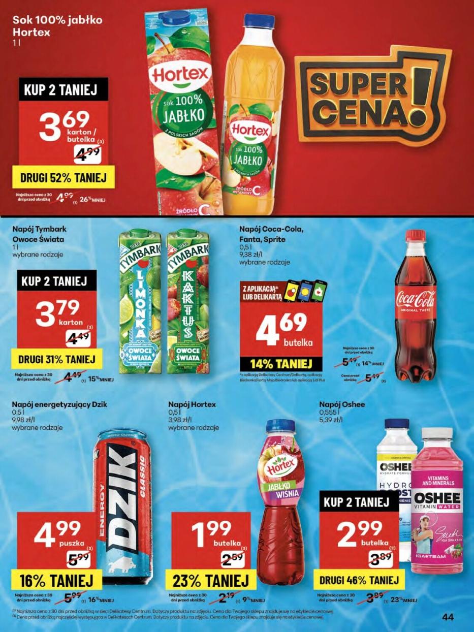 Gazetka promocyjna Delikatesy Centrum do 20/08/2025 str.44