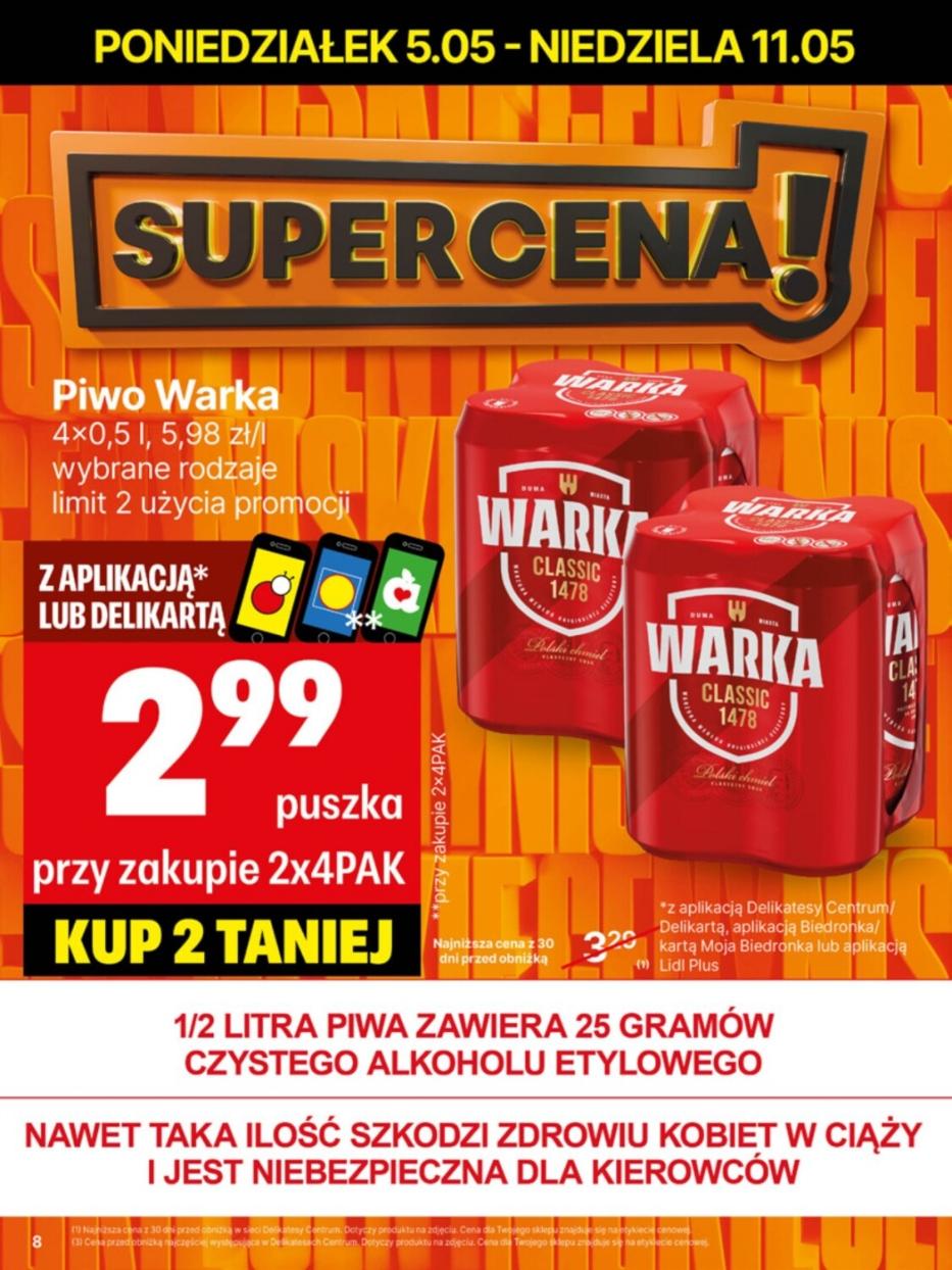 Gazetka promocyjna Delikatesy Centrum do 11/05/2025 str.8