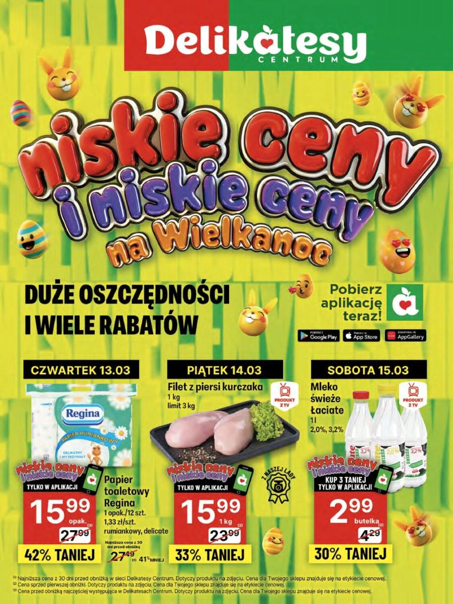 Gazetka promocyjna Delikatesy Centrum do 19/03/2025 str.1