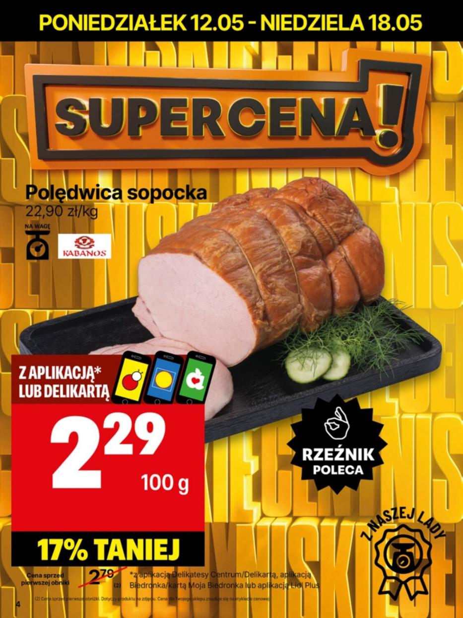 Gazetka promocyjna Delikatesy Centrum do 18/05/2025 str.4