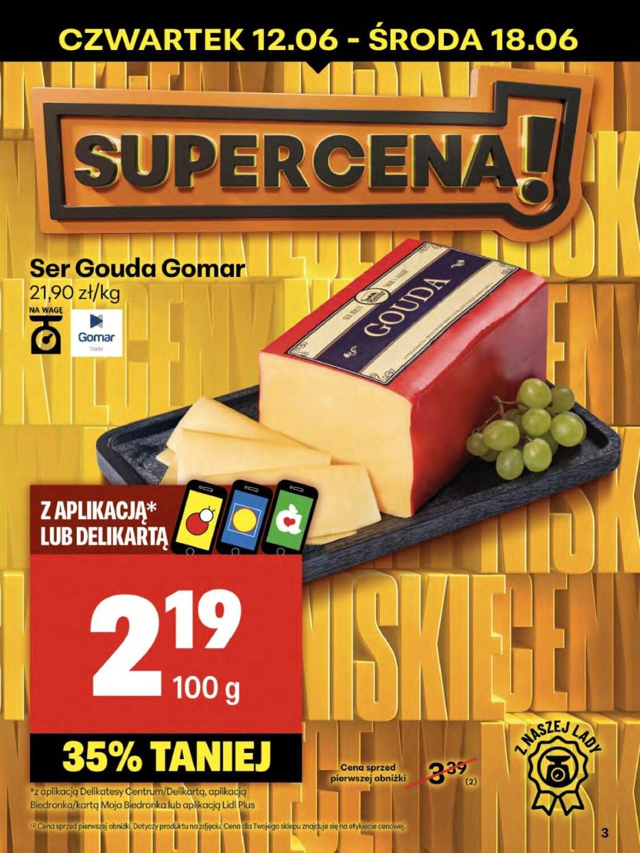 Gazetka promocyjna Delikatesy Centrum do 18/06/2025 str.3