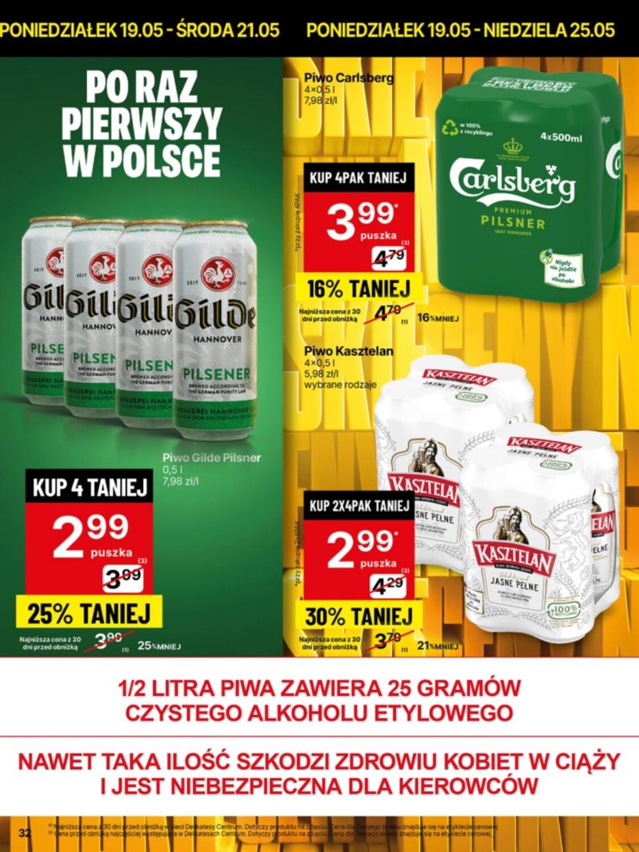Gazetka promocyjna Delikatesy Centrum do 25/05/2025 str.32