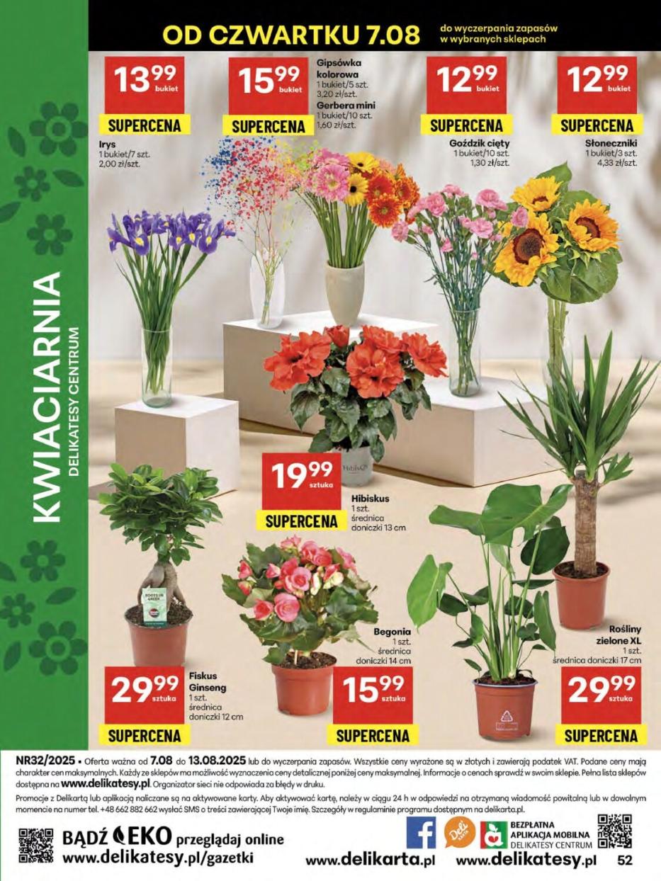 Gazetka promocyjna Delikatesy Centrum do 13/08/2025 str.52