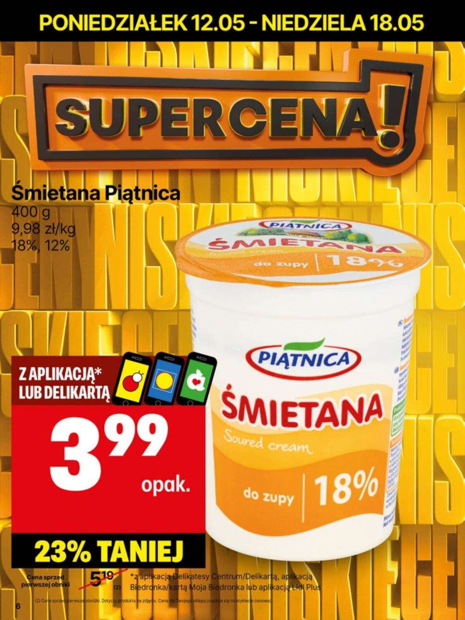 Gazetka promocyjna Delikatesy Centrum do 18/05/2025 str.6