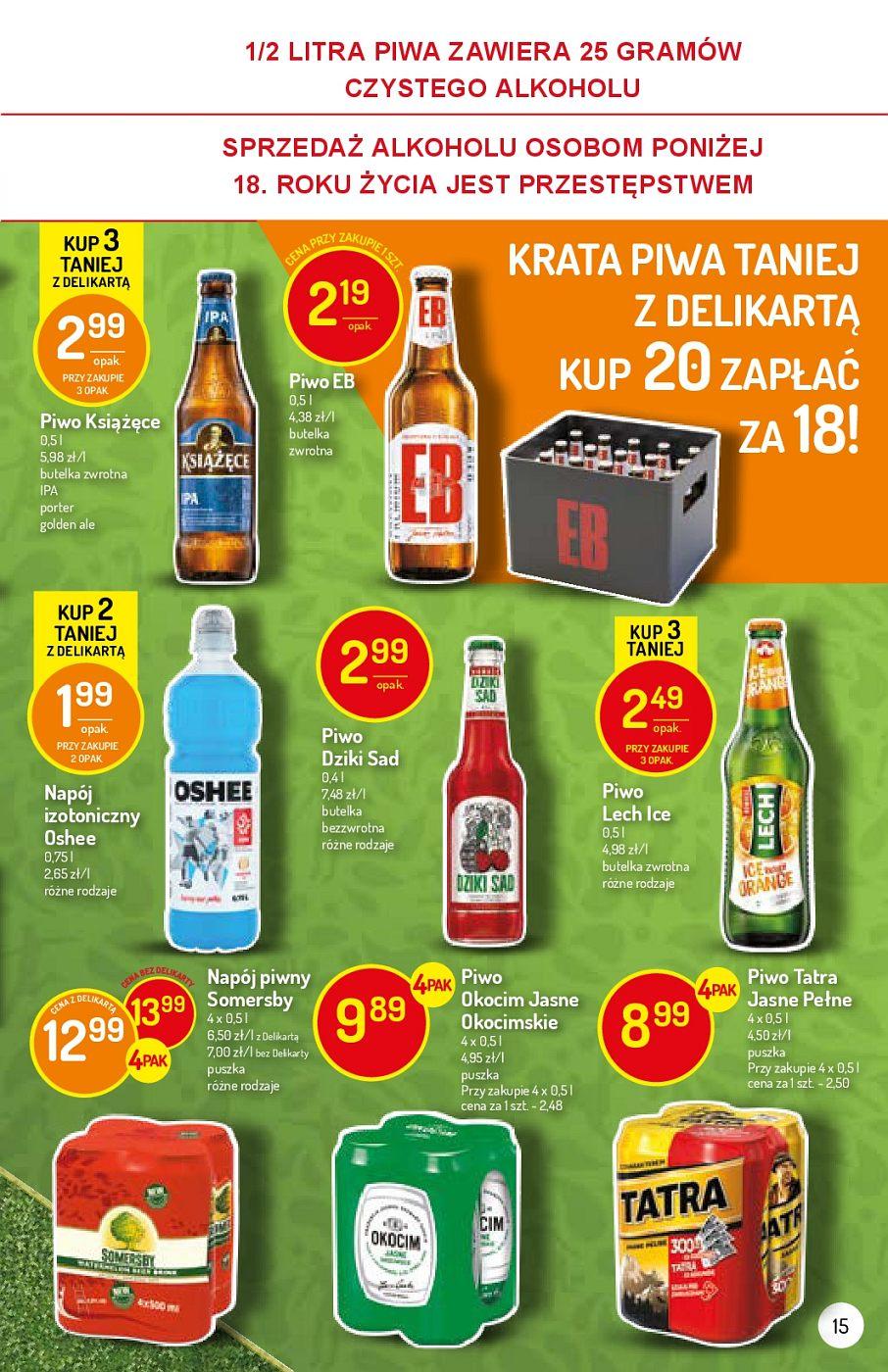 Gazetka promocyjna Delikatesy Centrum do 13/06/2018 str.15