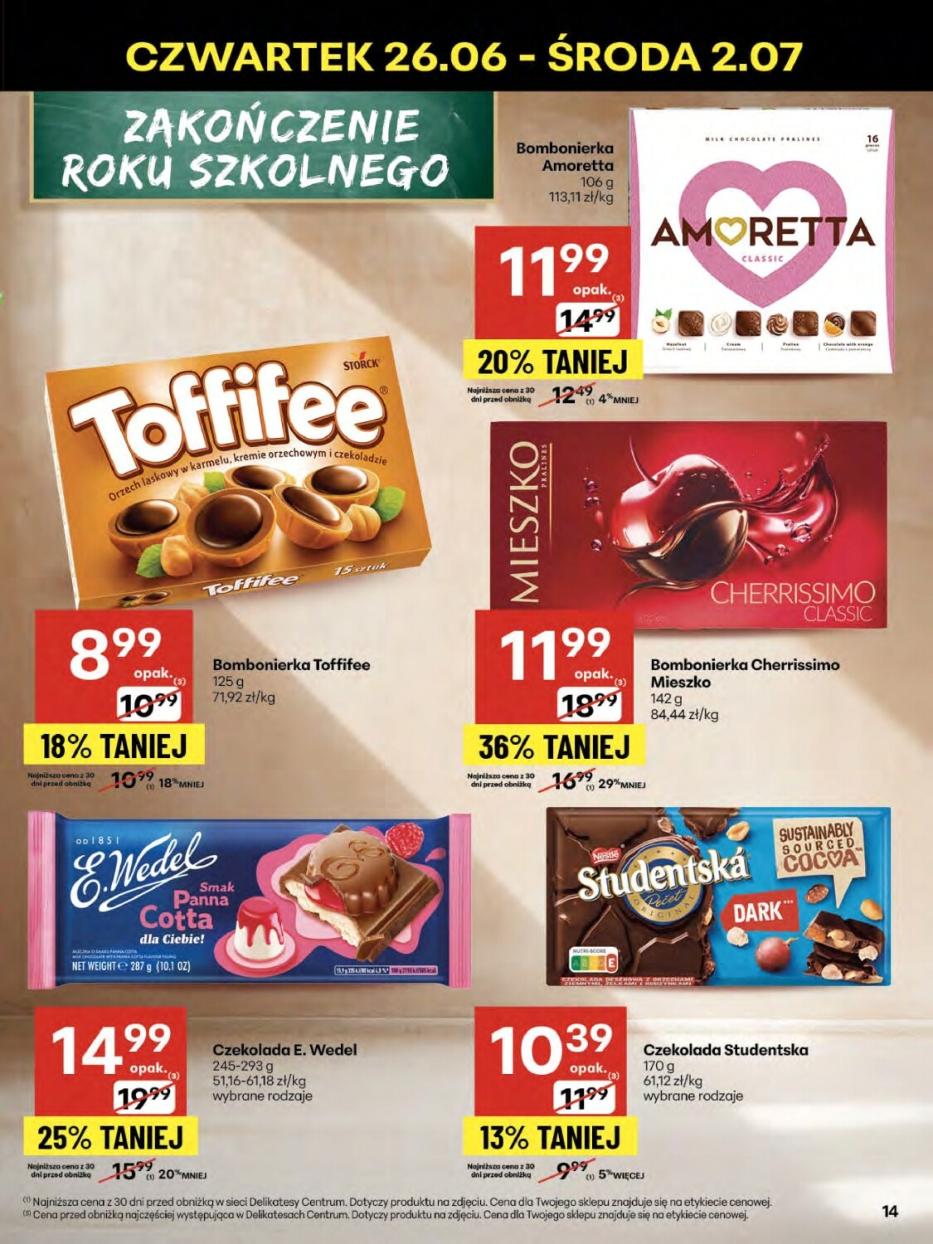 Gazetka promocyjna Delikatesy Centrum do 02/07/2025 str.14