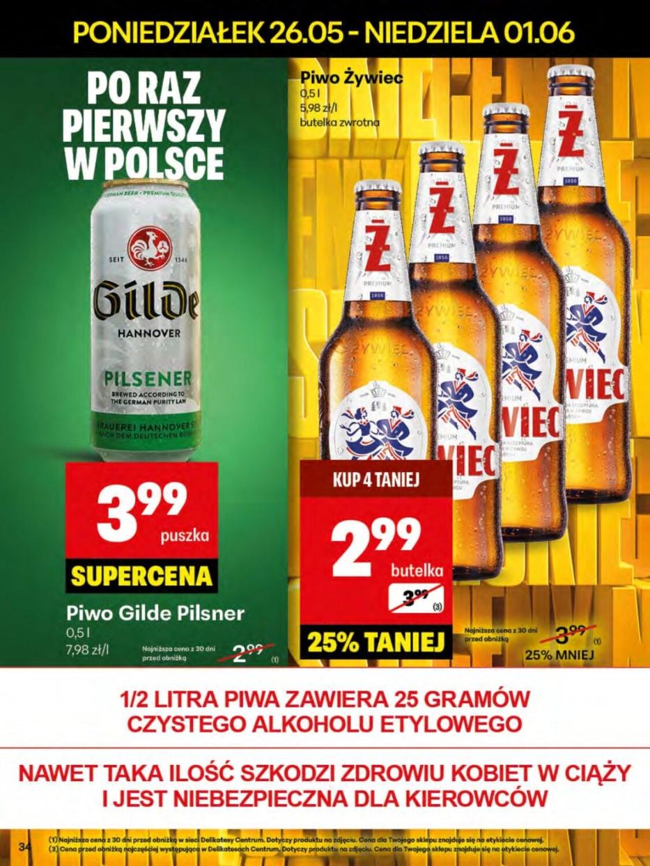 Gazetka promocyjna Delikatesy Centrum do 31/05/2025 str.34