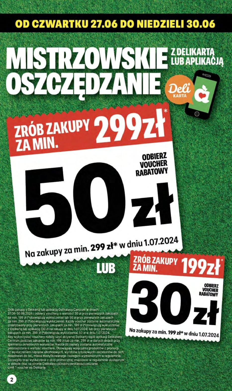 Gazetka promocyjna Delikatesy Centrum do 03/07/2024 str.2
