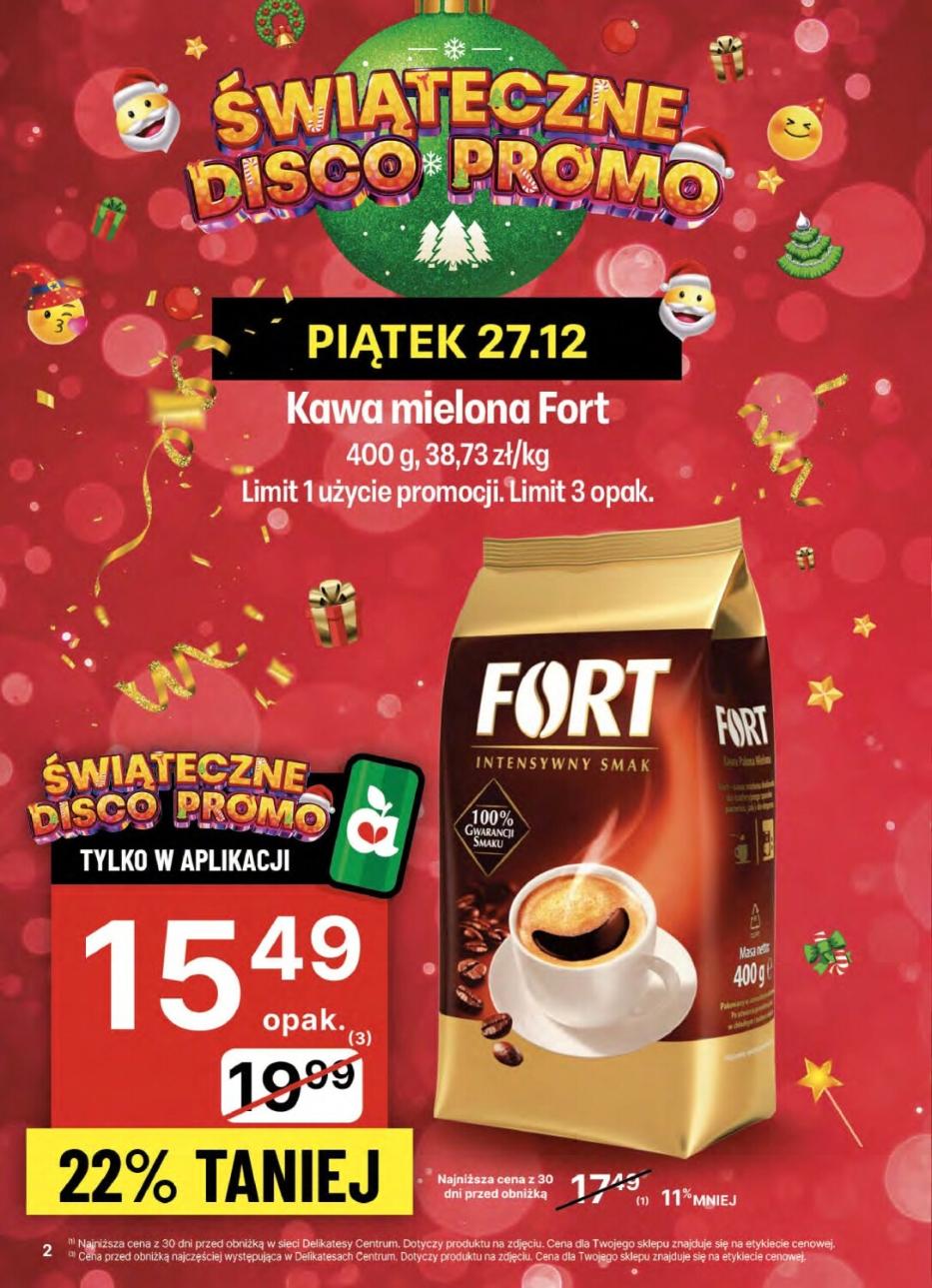 Gazetka promocyjna Delikatesy Centrum do 31/12/2024 str.2