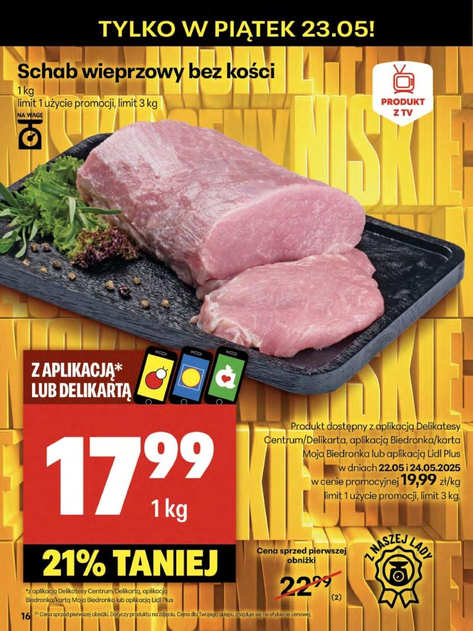 Gazetka promocyjna Delikatesy Centrum do 28/05/2025 str.16