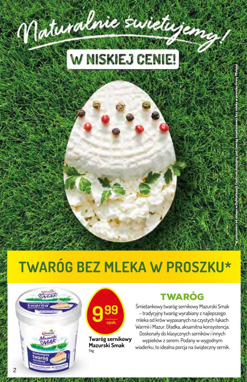 Gazetka promocyjna Delikatesy Centrum do 15/04/2019 str.1