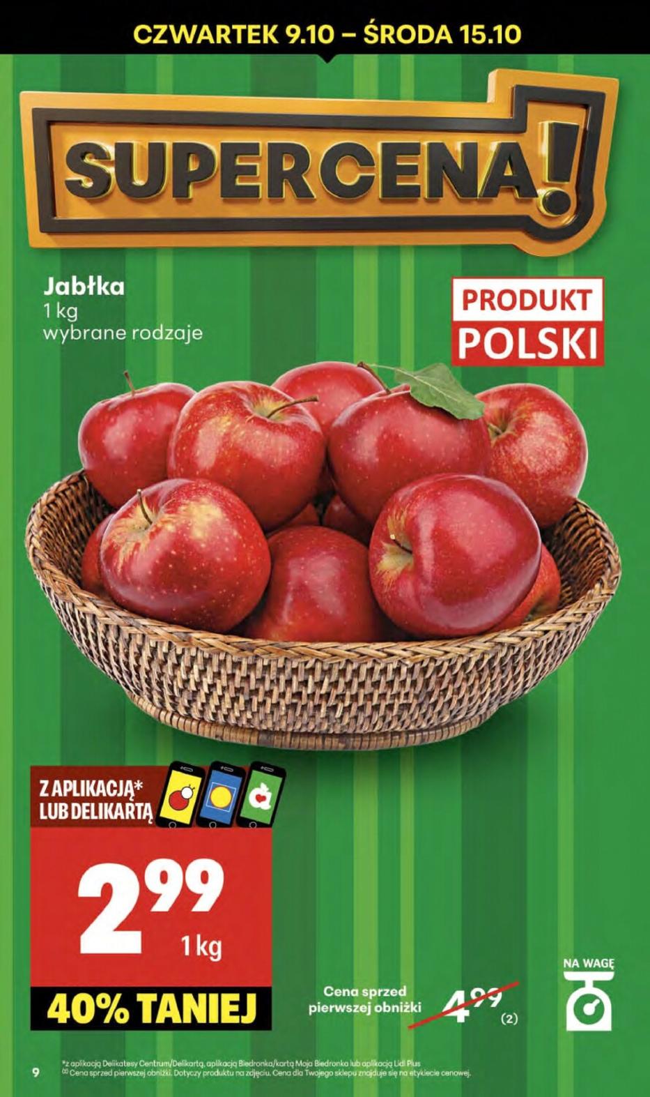 Gazetka promocyjna Delikatesy Centrum do 15/10/2025 str.9