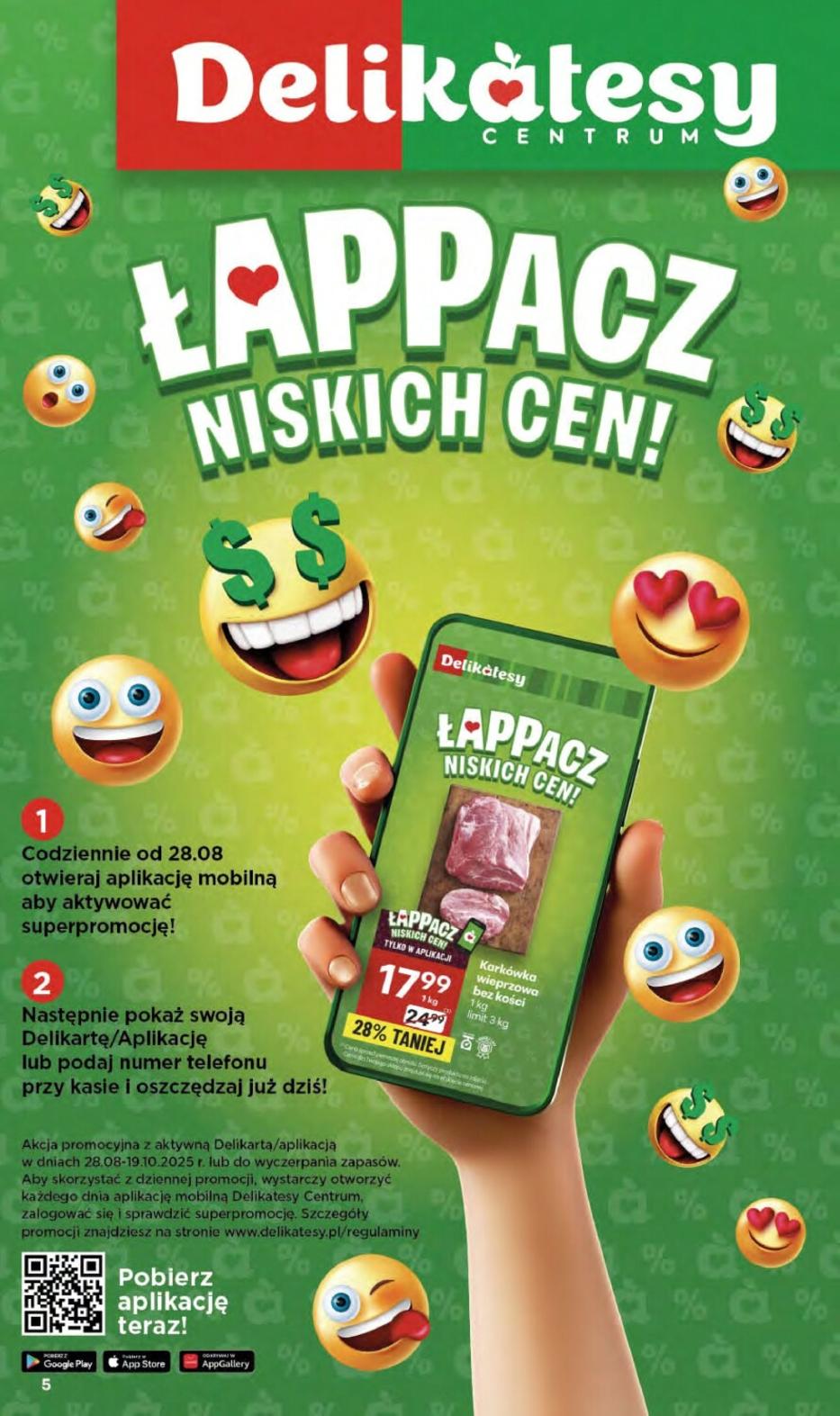 Gazetka promocyjna Delikatesy Centrum do 17/09/2025 str.5